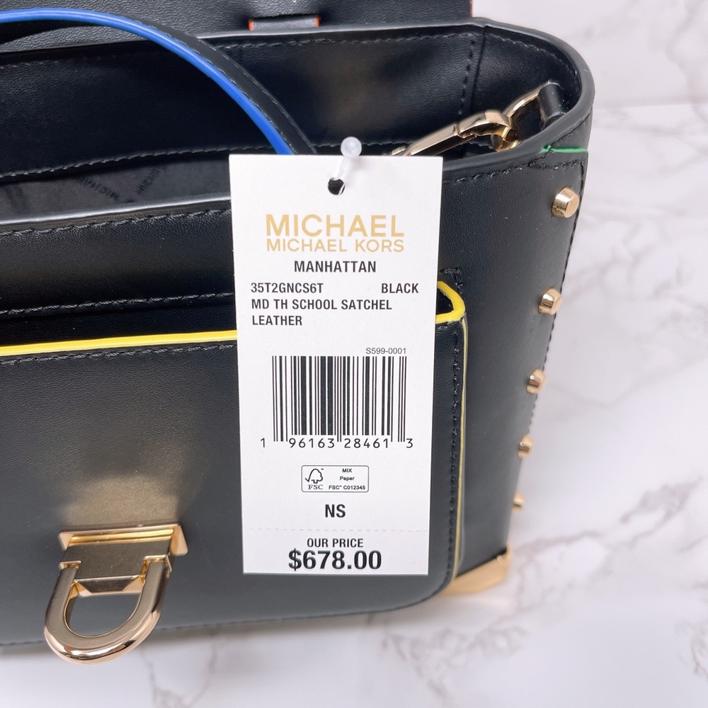 Michael Kors Manhattan Medium Satchel - Picture 5 of 9